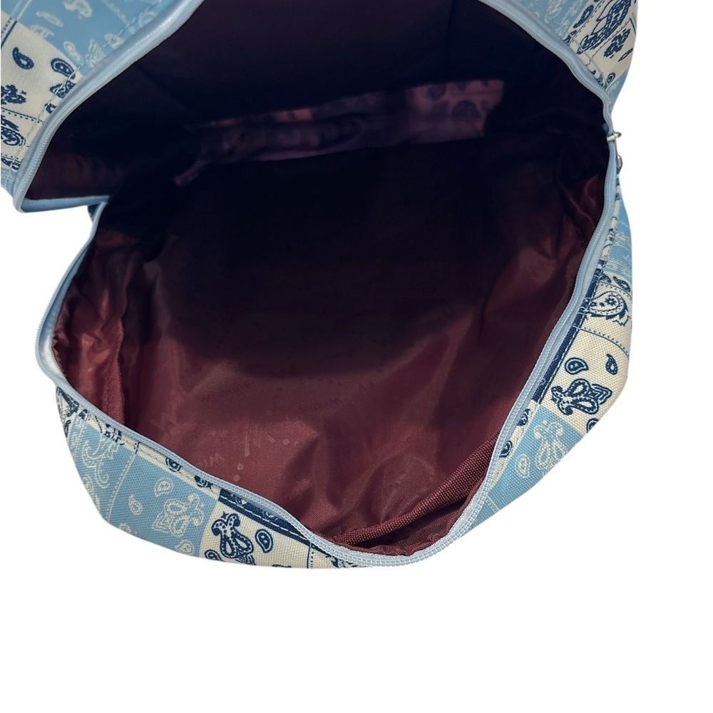 Wrangler Blue Paisley Y2K Backpack New - Picture 5 of 5